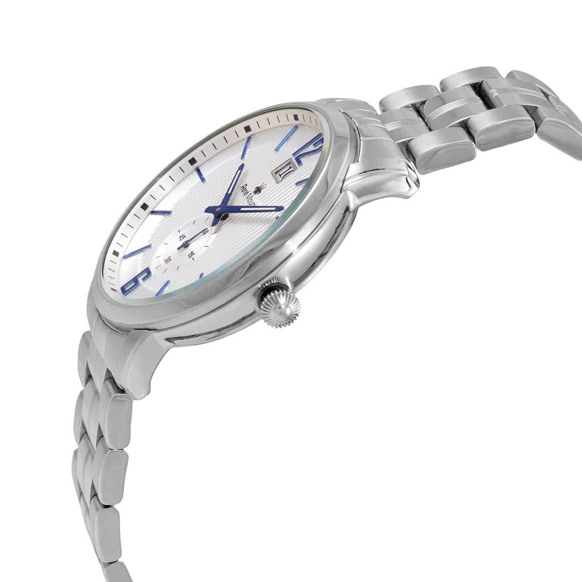 Rene Mouris Executive Silver White Dial Mens Watch 80102RM2
