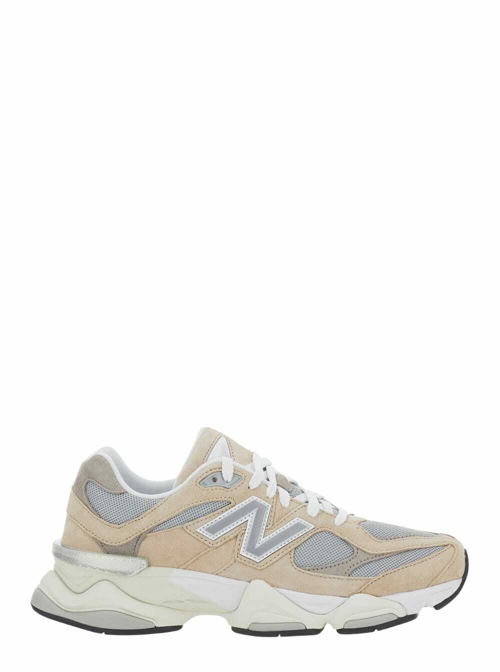 New Balance 9060 Brown Sneaker With Side Logo And Chunky Sole In Suede Unisex