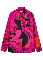 Pucci Printed Silk Shirt Pink