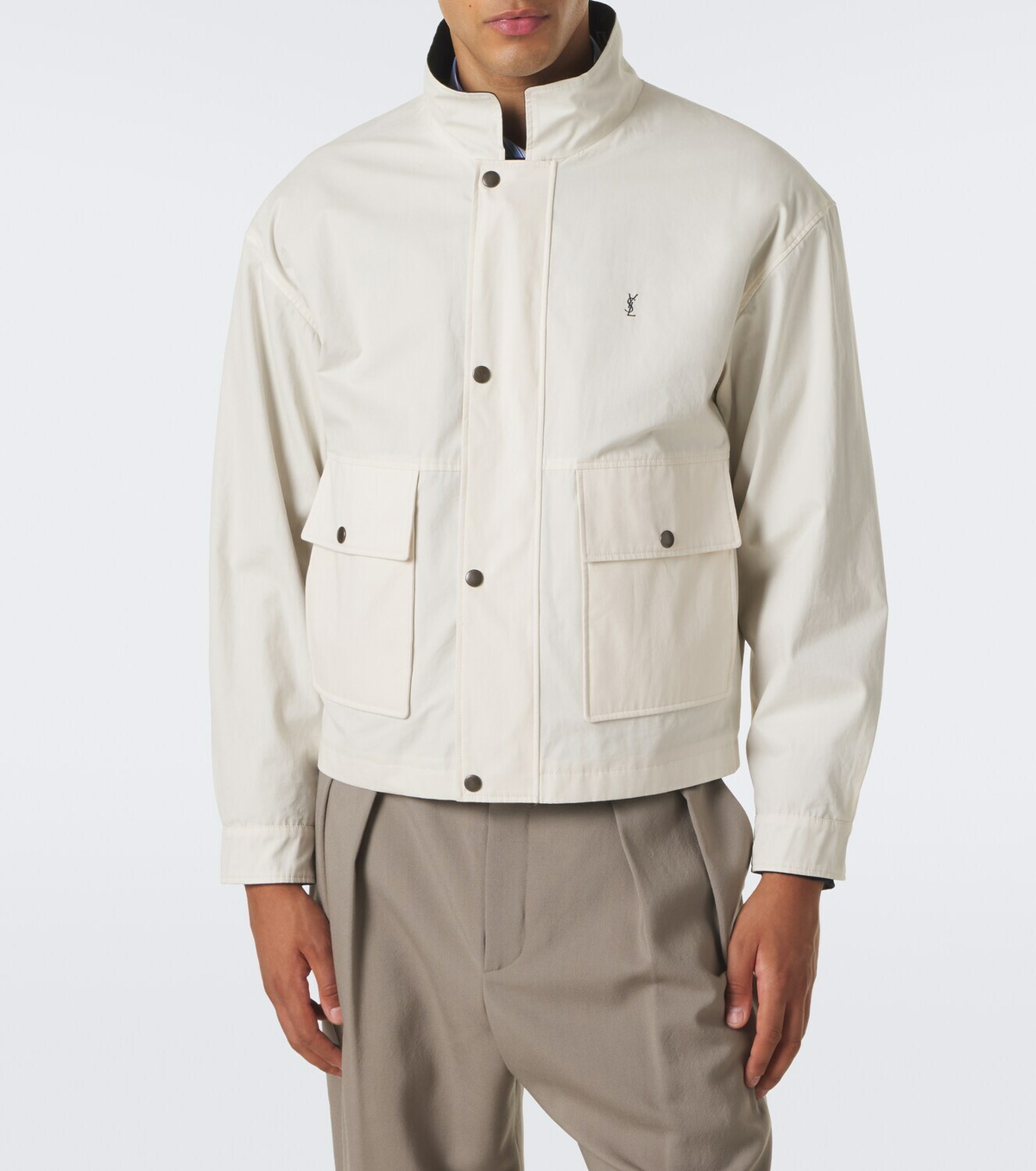 Saint Laurent Reversible cotton jacket