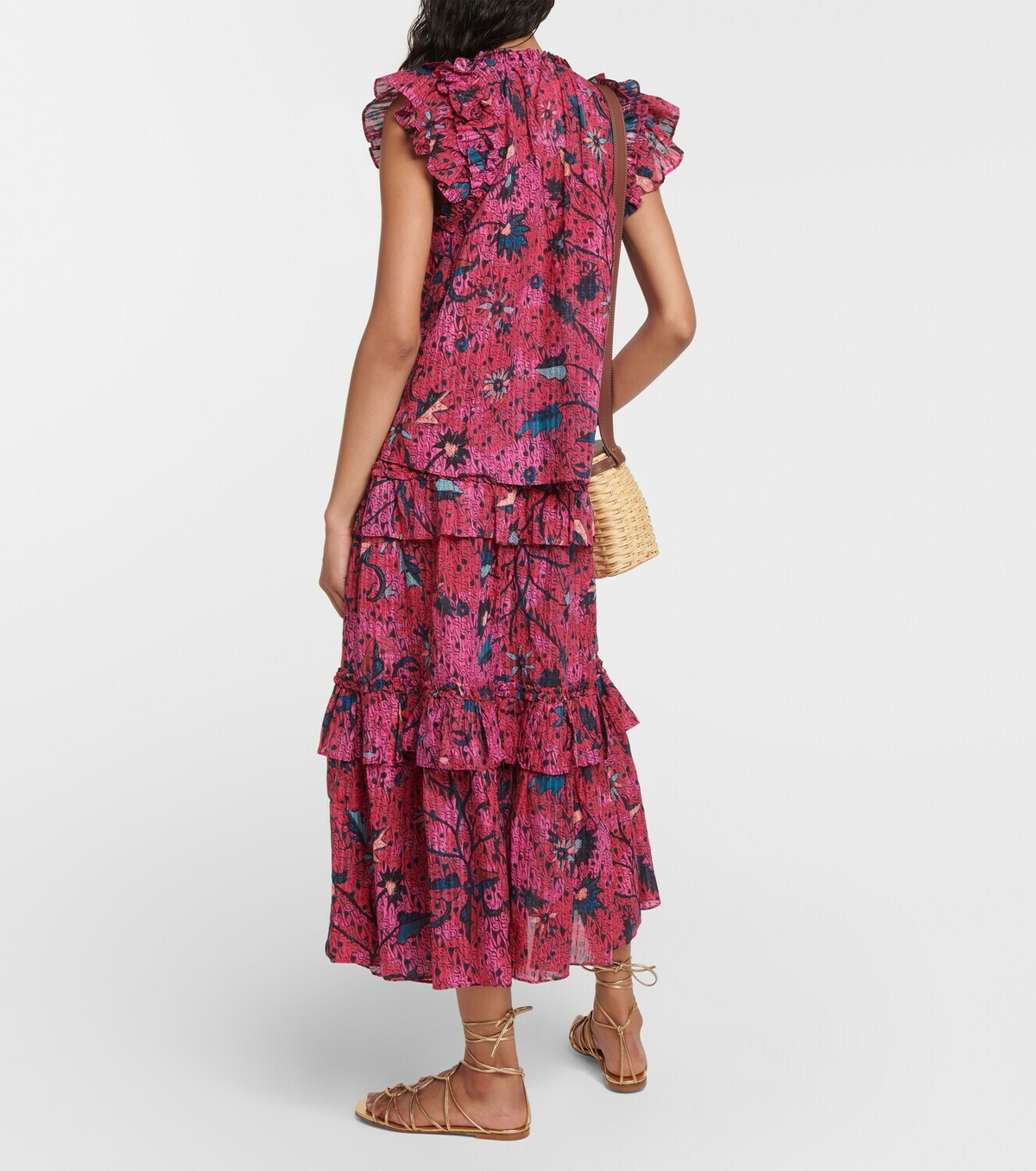 Ulla Johnson Fleur printed cotton-blend top