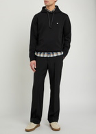 Emporio Armani Hooded Jersey Sweatshirt Black
