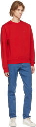 AMI Alexandre Mattiussi Red Ami De Coeur Sweatshirt