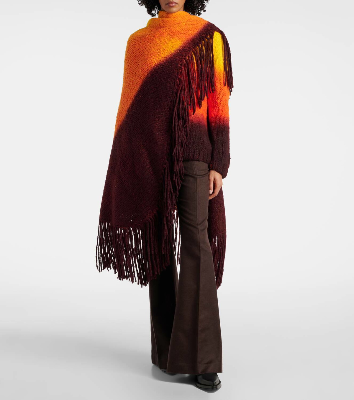 Gabriela Hearst Lauren dyed cashmere poncho