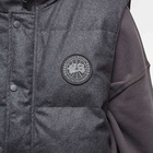 Canada Goose Men's Dynaluxe Wool Garson Vest in Carbon Melange