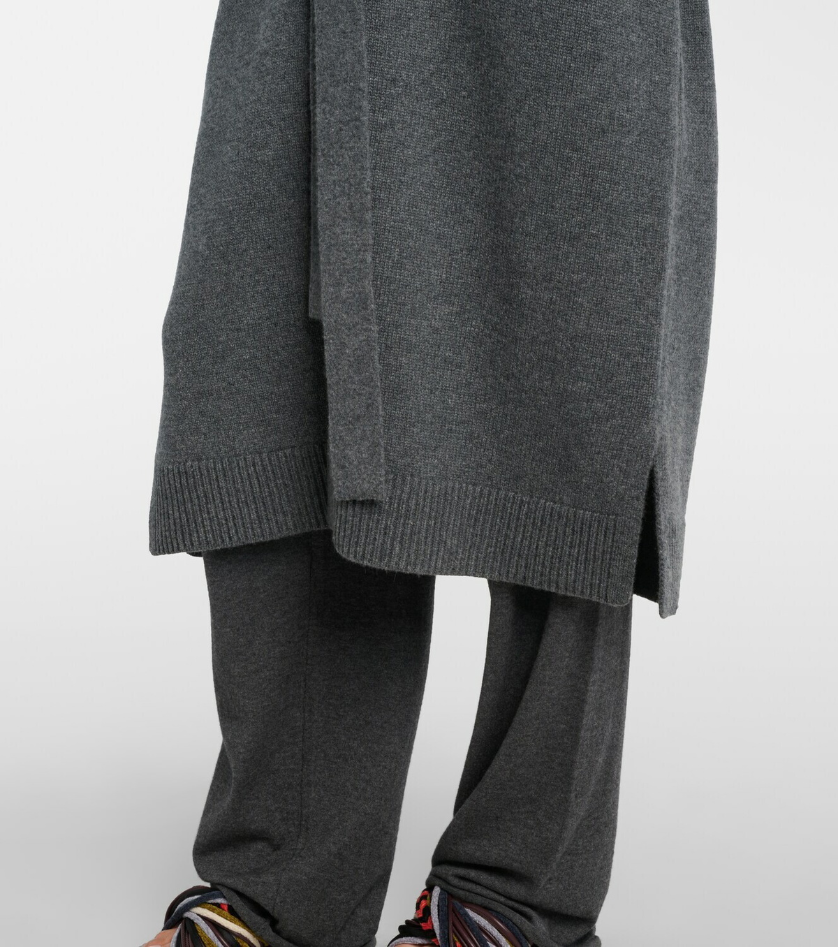 Extreme Cashmere N°105 Coat belted cashmere wrap cardigan