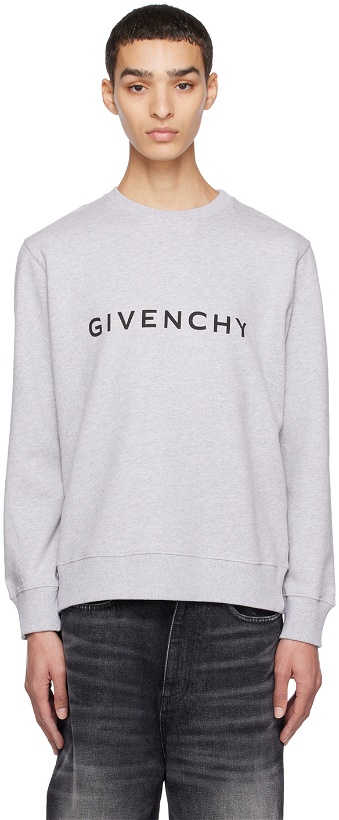 Photo: Givenchy Gray Archetype Sweatshirt