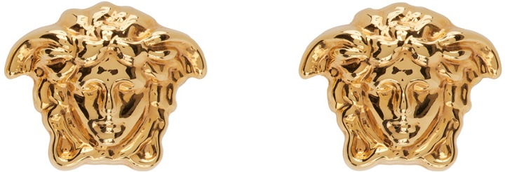 Photo: Versace Gold Medusa Stud Earrings