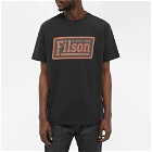 Filson Men's Pioneer Graphic T-Shirt in Black Filson Lab