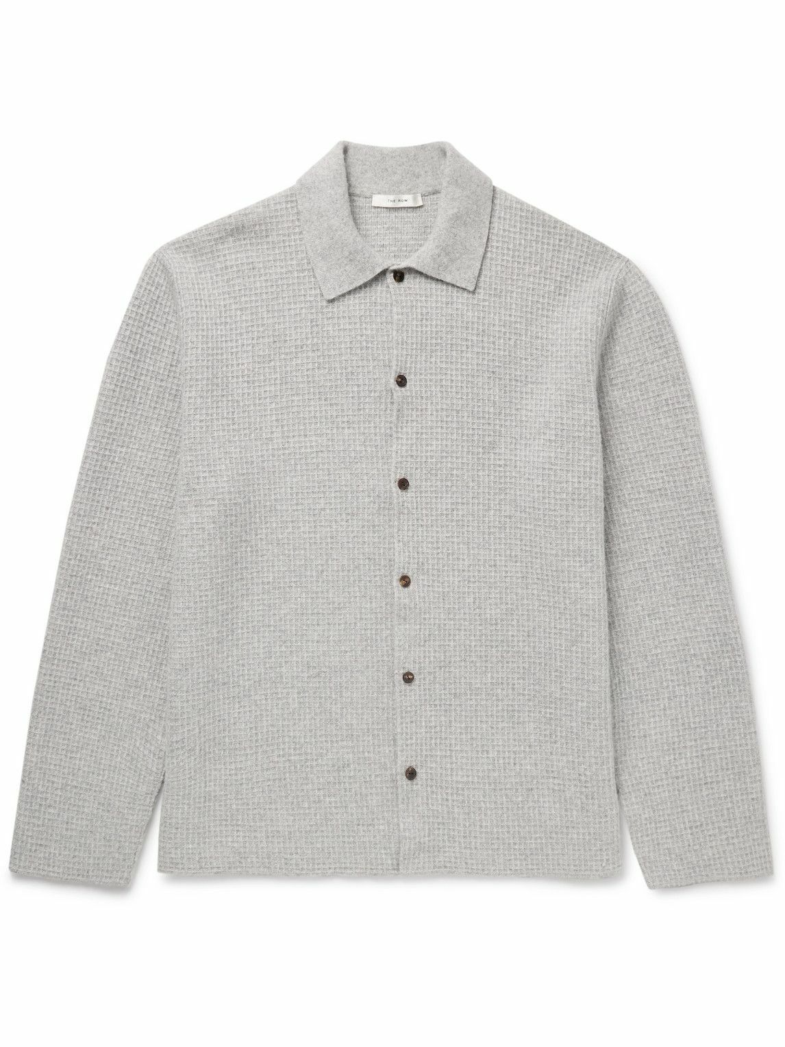 The Row ワッフルニット オーバーシャツ The Row ワッフルニット オーバーシャツ
