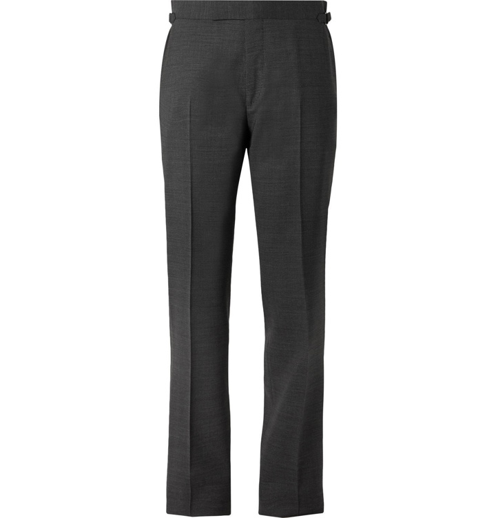 Photo: TOM FORD - O'Connor Mélange Wool-Blend Suit Trousers - Gray