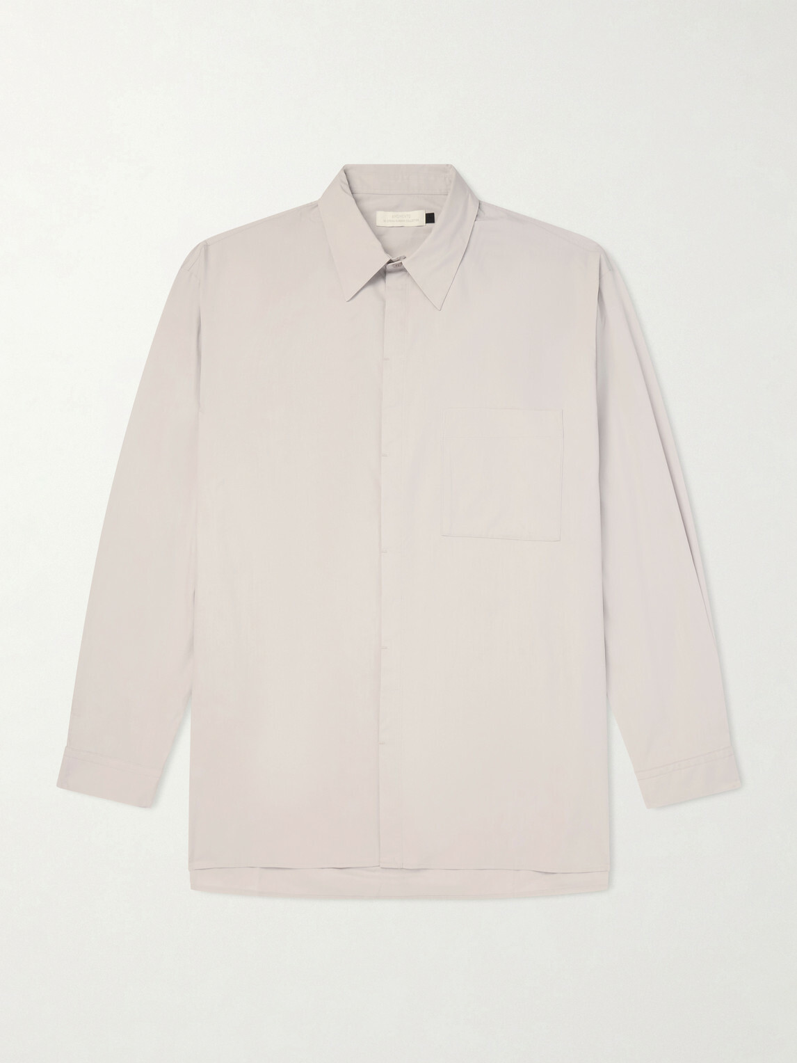 Amomento - Oversized Cotton Shirt - Neutrals