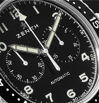 Zenith - Pilot Cronometro TIPO CP-2 Automatic 43mm Stainless Steel and Leather Watch - Black
