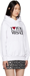 Versace White I ♡ YOU BUT… Hoodie