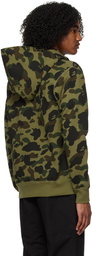 BAPE Khaki 1st Camo Ape Head Hoodie