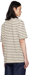 Lanvin Beige Striped T-Shirt