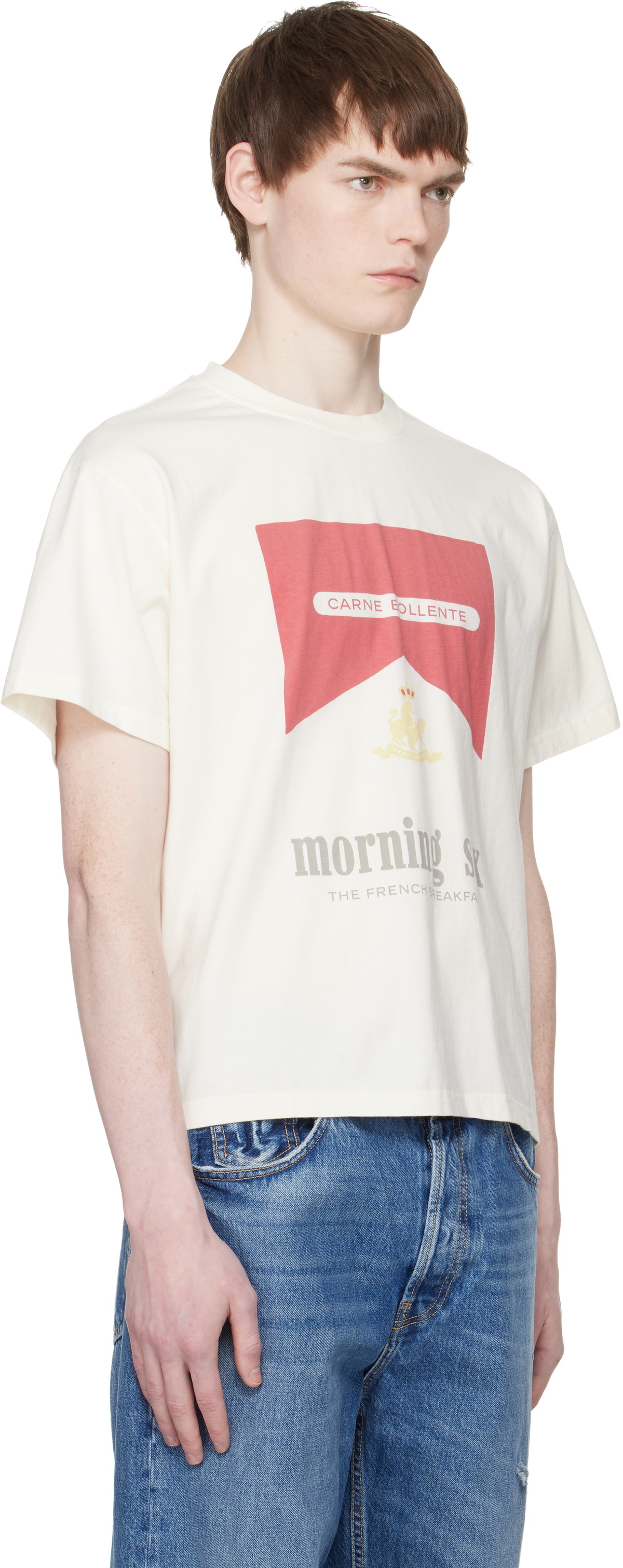 Carne Bollente Off-White 'Breakfast in Bed' T-shirt