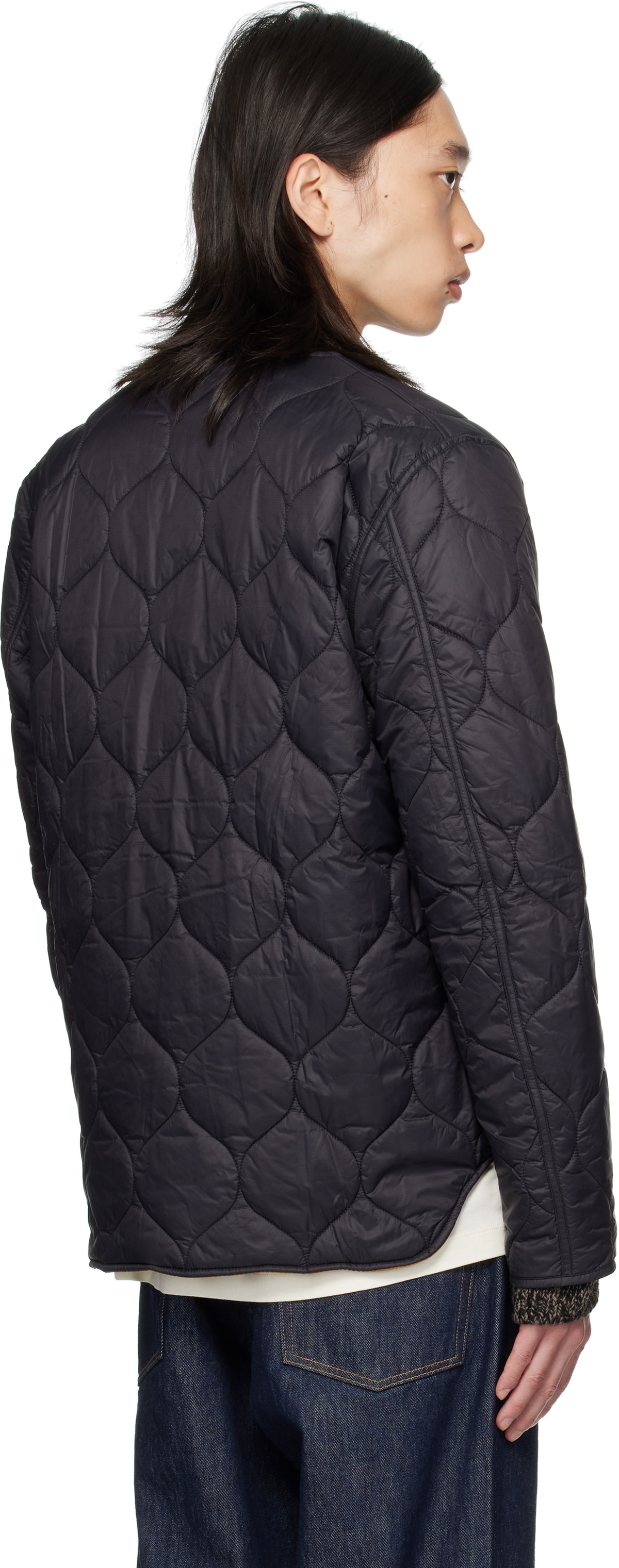 Barbour Black Re-Engineered Utility Liddesdale Quilted Jacket
