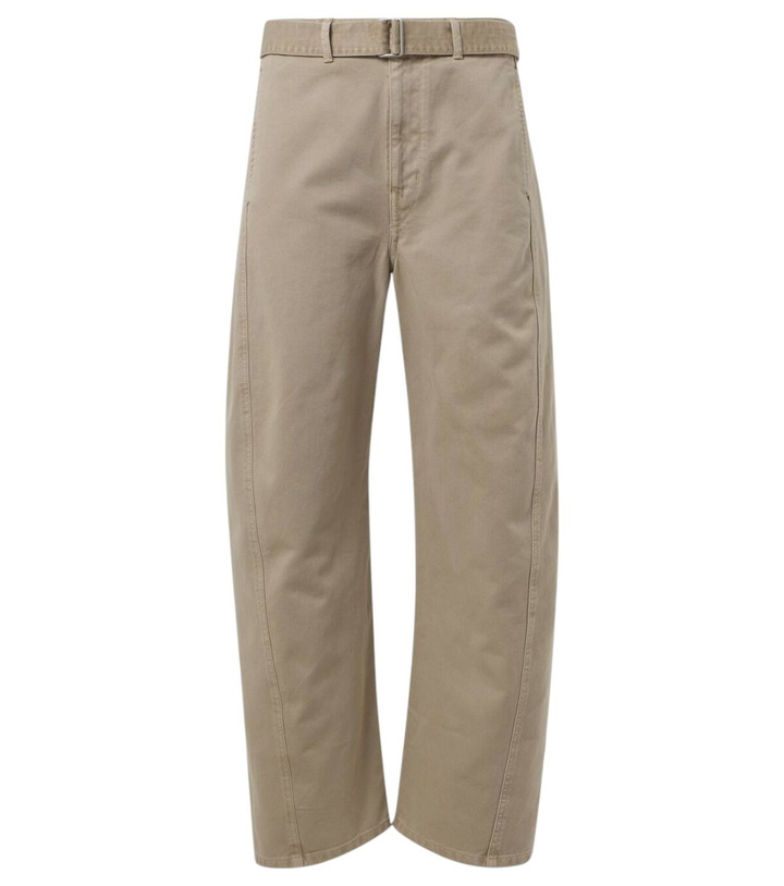 Photo: Lemaire Twisted belted barrel-leg jeans
