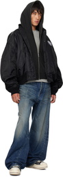 B1ARCHIVE Blue Wide Leg Jeans