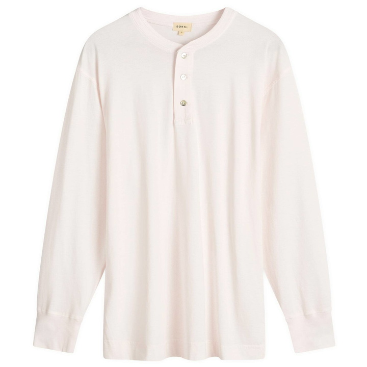 Photo: DONNI. Women's Henley Jersey Top in Ballerina