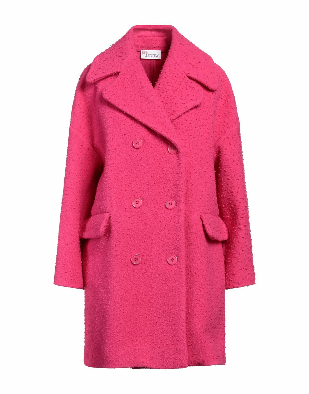Red Valentino Womens Coat Fuchsia