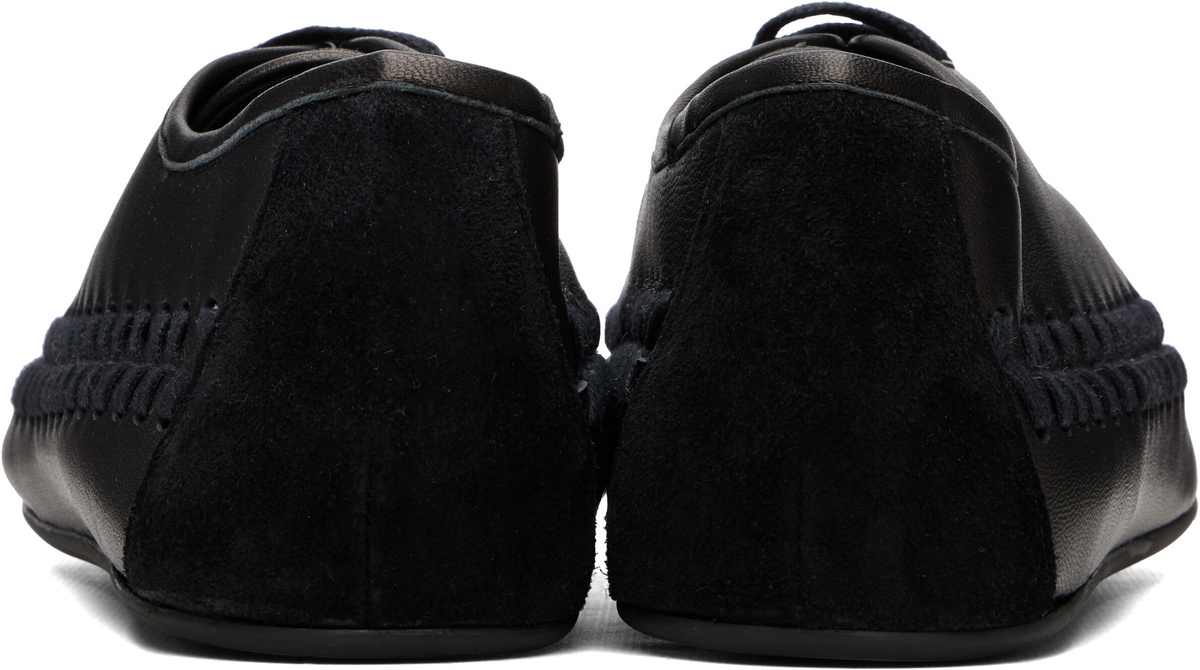 HEREU Black Birla Loafers