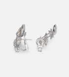 Yeprem Y-Couture 18kt white gold earrings with diamonds