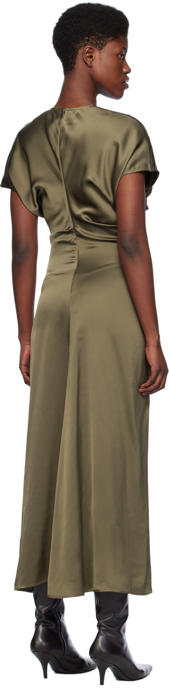 【関税込み】TOTEME カーキ Slouch Waist マキシドレス TOTEME Khaki Slouch Waist Maxi Dress Toteme