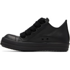 Rick Owens Black Tower Jumbolace Low Sneaks Sneakers