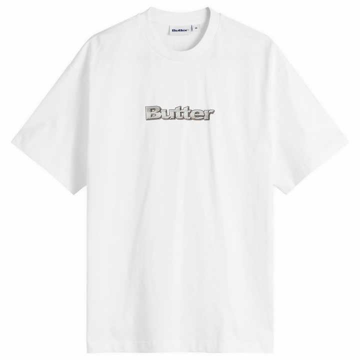Photo: Butter Goods Men's Alloy Logo T-Shirt in White