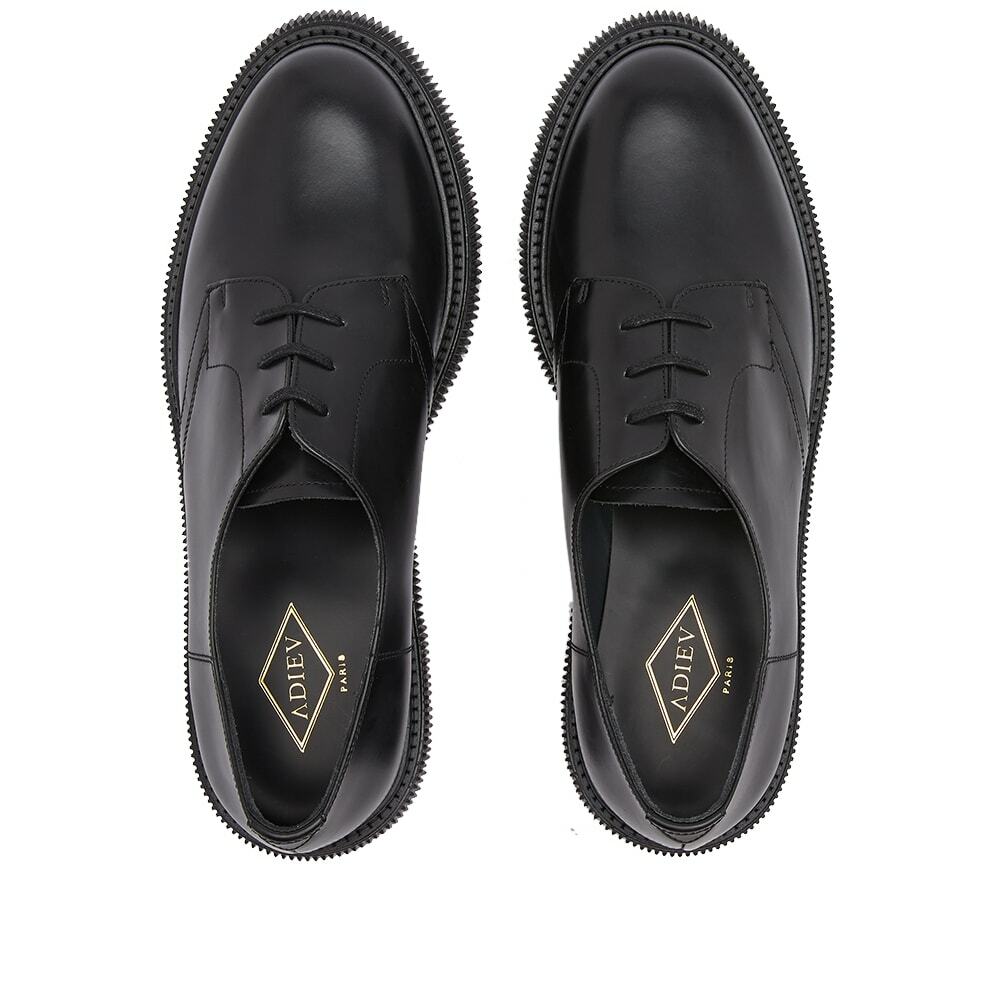 Adieu Men's Type 132 Commando Sole Derby Shoe in Black Adieu