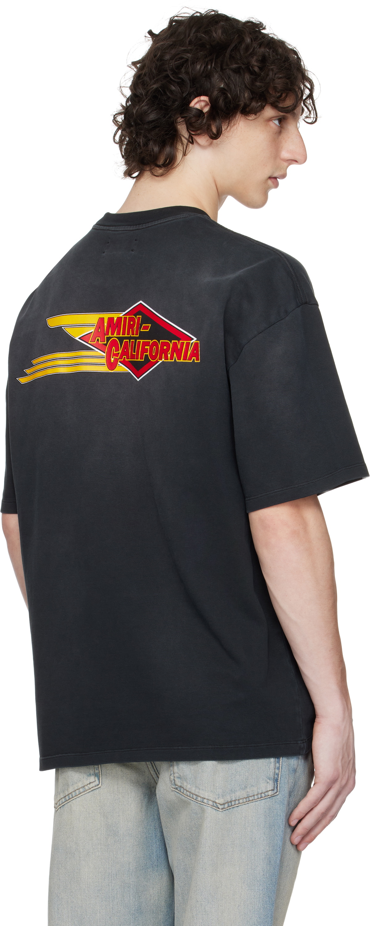 AMIRI Black 'Amiri Eagle' Oversized T-shirt Amiri