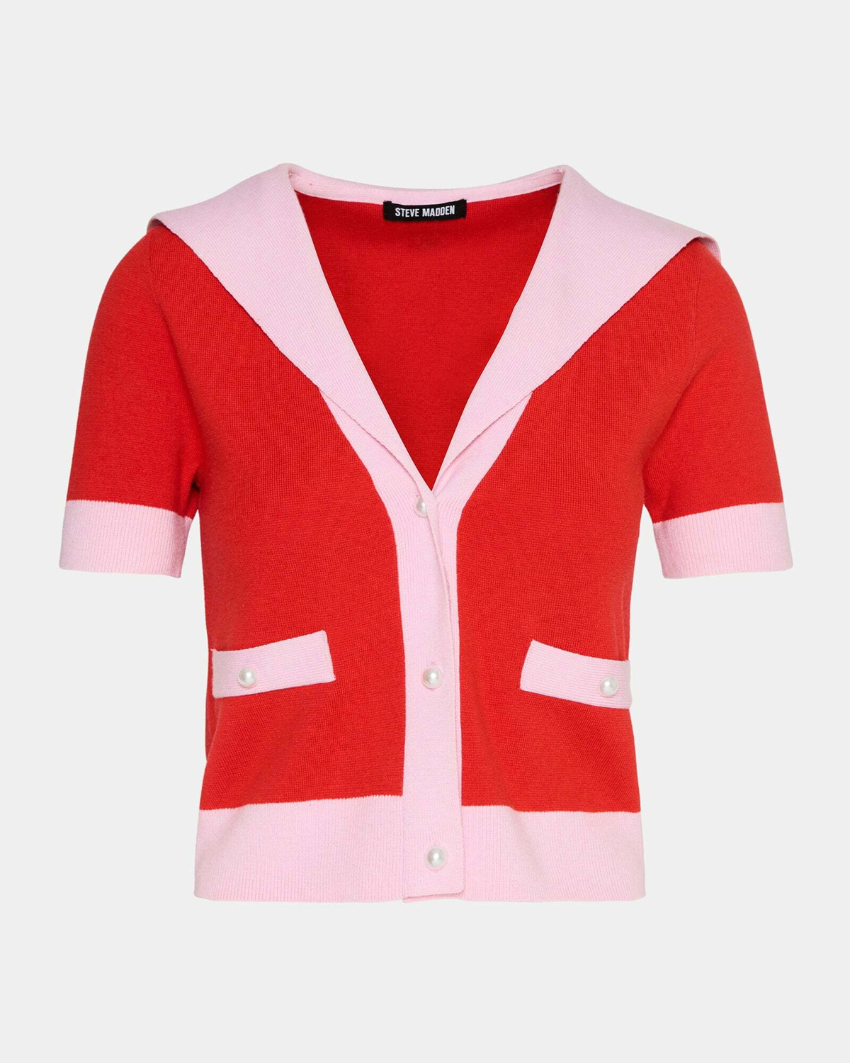 Steve Madden Aden Sweater in Red