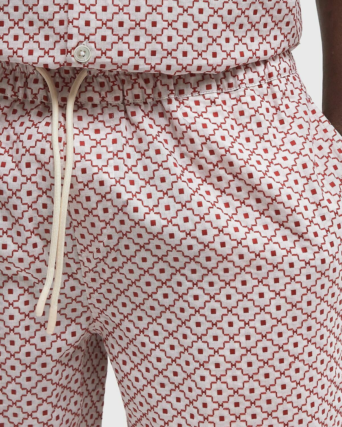 Portuguese Flannel Tile Shorts pink Mens Casual Short