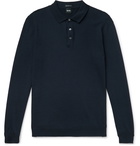 Hugo Boss - Virgin Wool Polo Shirt - Blue