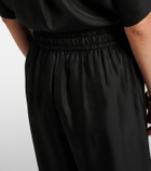 Rebecca Vallance Sundia silk wide-leg pants