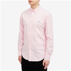 Polo Ralph Lauren Men's Garment Dyed Oxford Shirt in Carmel Pink