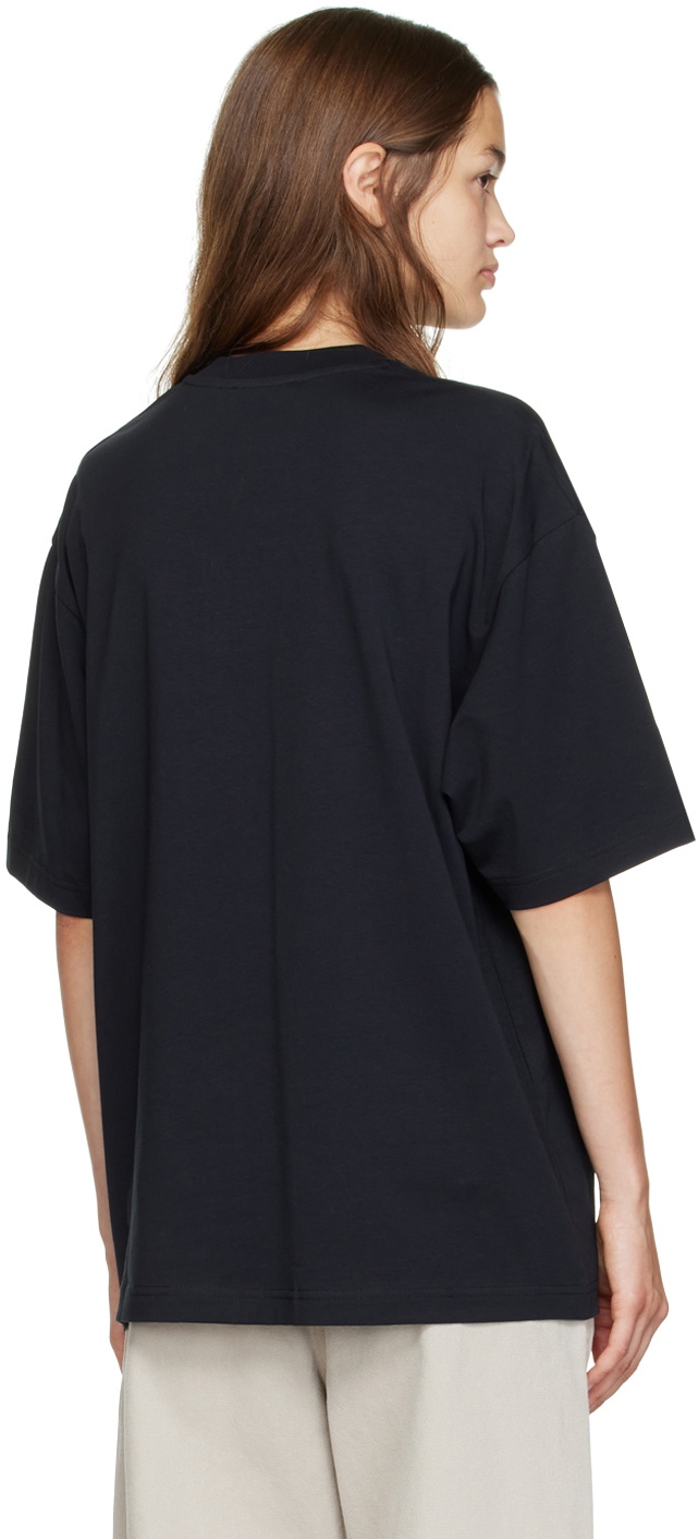 Acne Studios Black Crystal Appliqué TShirt Acne Studios