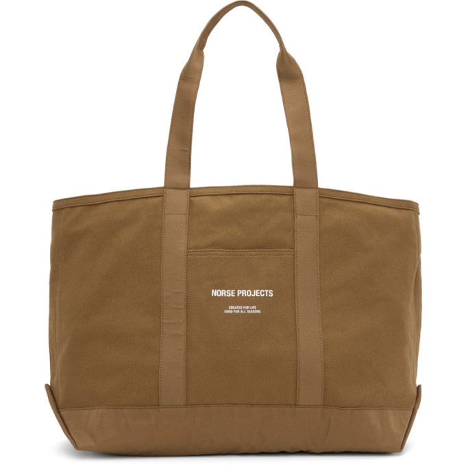 Photo: Norse Projects Brown Canvas Stefan Tote