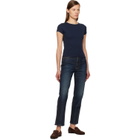 KHAITE Blue Abigail Stretch Jeans