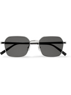 Dunhill - Square-Frame Silver-Tone and Acetate Sunglasses