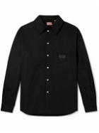 KENZO - Logo-Appliquéd Padded Cotton Overshirt - Black