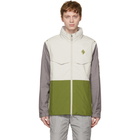 A-COLD-WALL* Off-White and Green Scafell Storm 3L Jacket