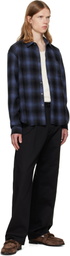 vowels Black Pleated Trousers