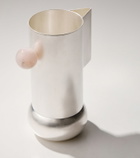 Natalia Criado Embellished silver-plated pitcher