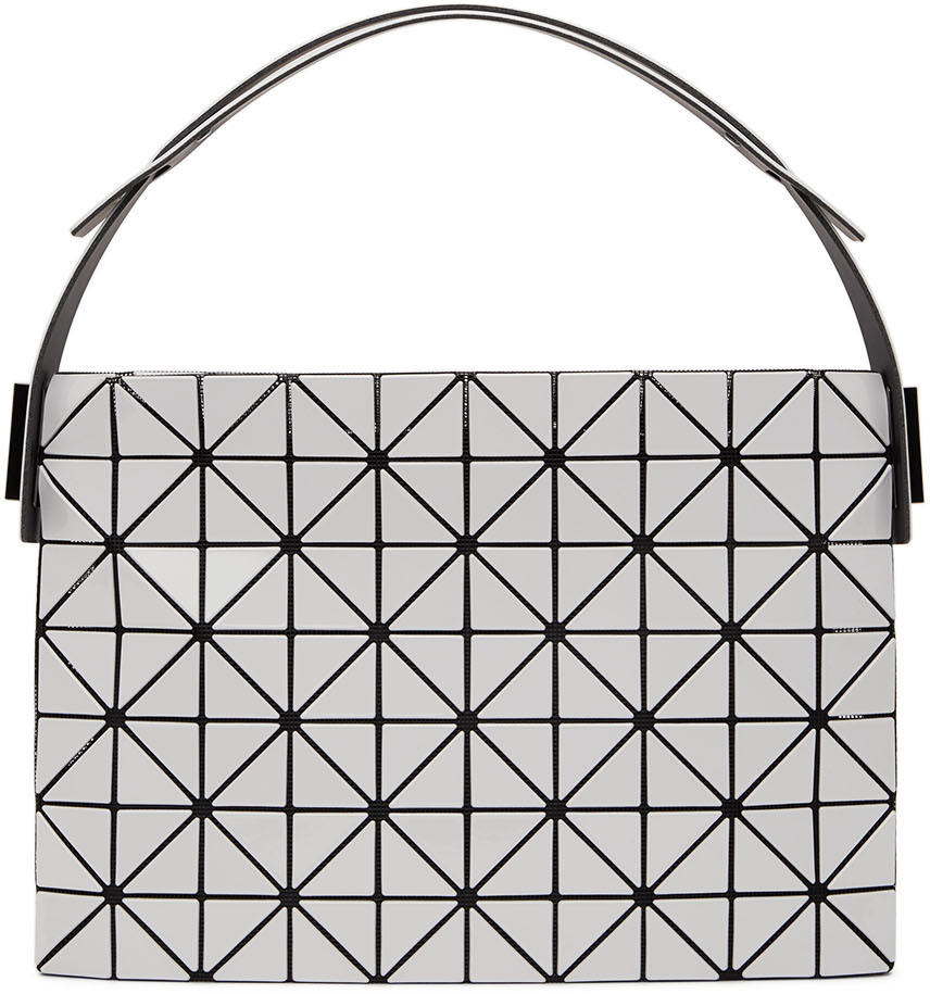 Bao Bao Issey Miyake Grey Lucent Shoulder Bag Bao Bao Issey Miyake