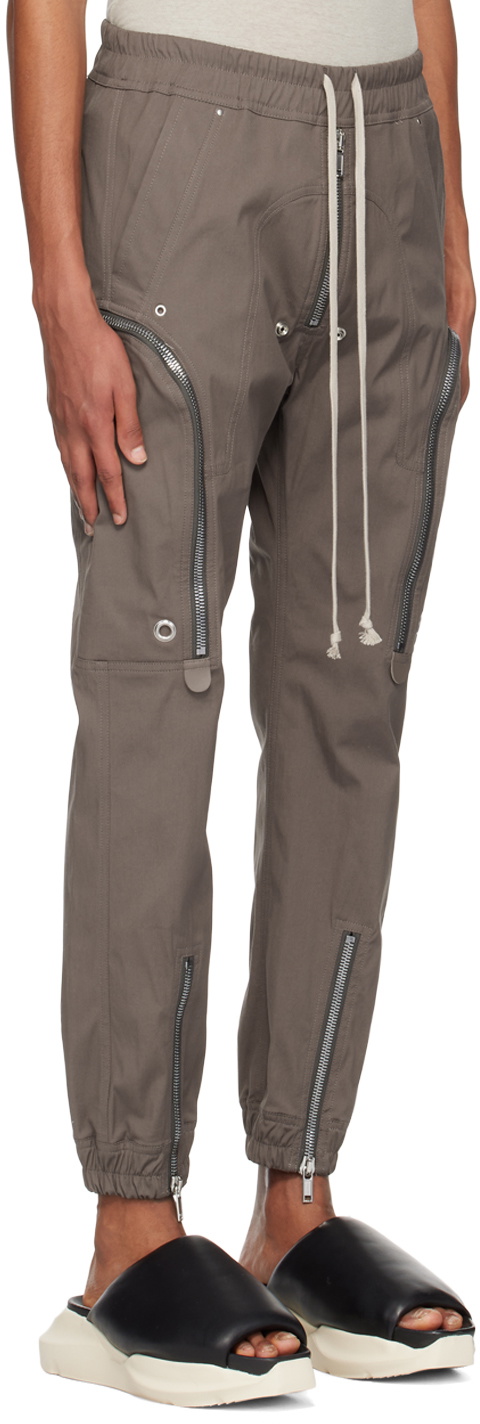 Rick Owens Gray Bauhaus Cargo Pants Rick Owens