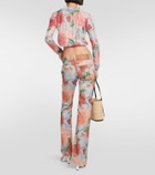 Loewe Paula's Ibiza floral printed low-rise jeans