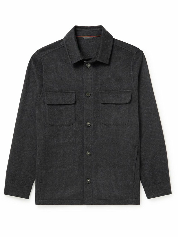 Photo: Loro Piana - Cashmere Overshirt - Black